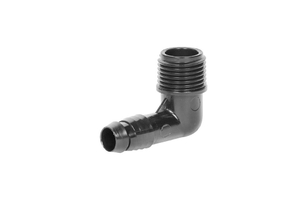 HU szórófejbekötő könyök HSBE 16mm x 1/2" fekete,