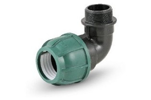 MPE könyök KM 20 mm x 1/2" 10bar
